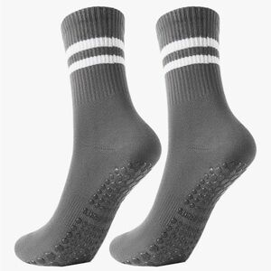Women's Gray Pilates socks
